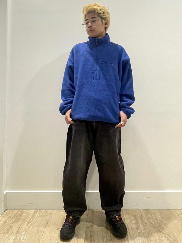 ボア ☆ ロゴハーフジップ】のスタイリング | Gap公式オンラインストア