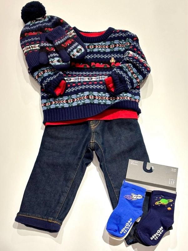 夜もあったか♡冬キャンプコーデ