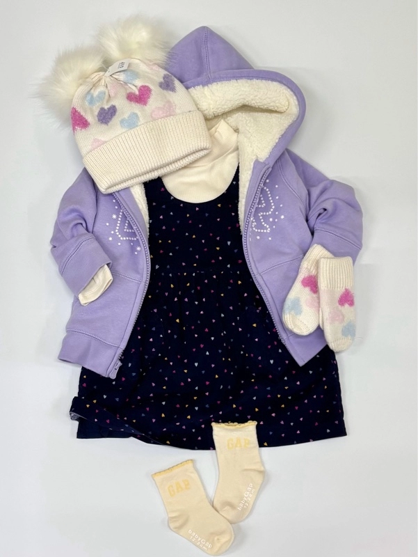 『人気のシェルパパーカーdeワンピース冬コーデ』