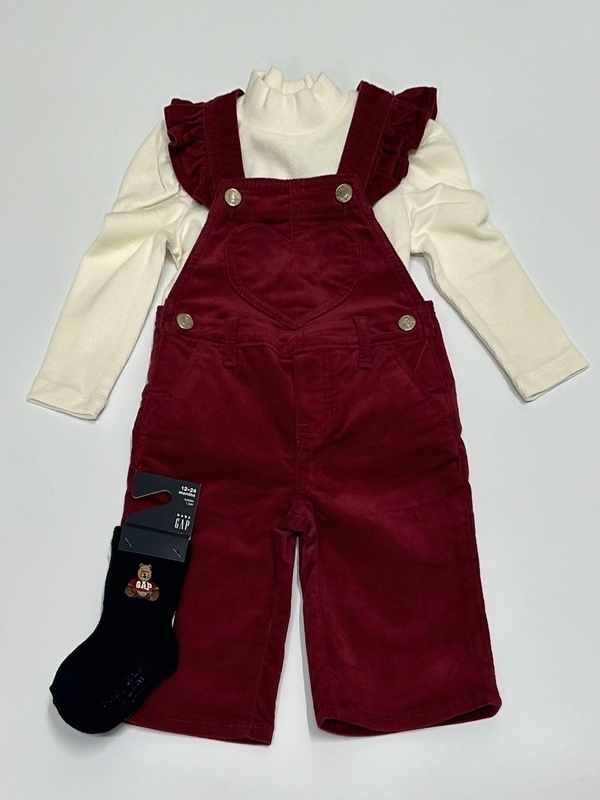 ベロアオーバーオール