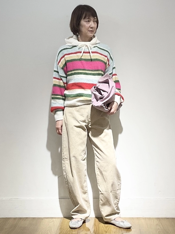 バラクラバであったかコーデ