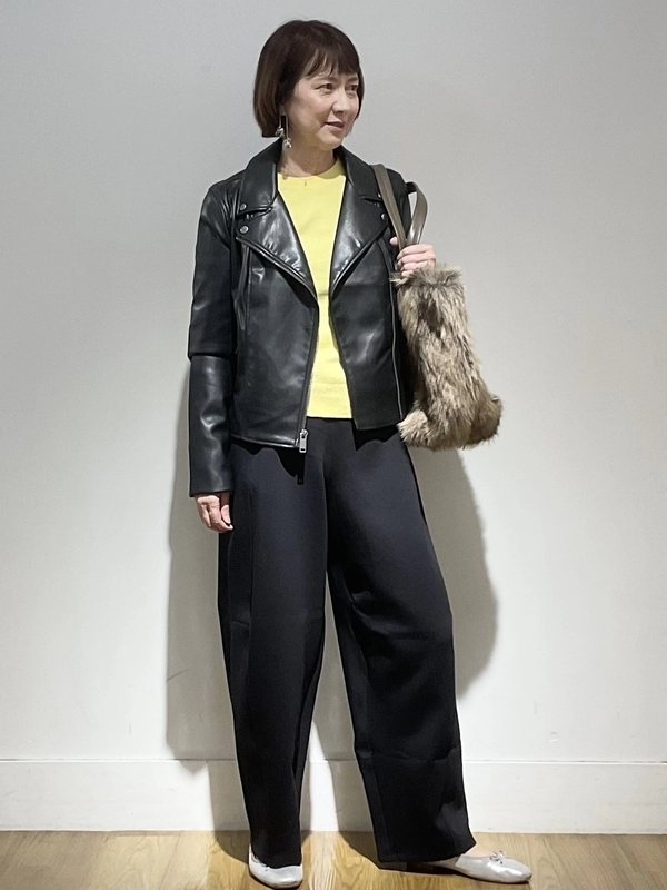 ライダースジャケットコーデ♪