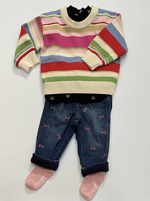 カラフルにリボンコーデ♡