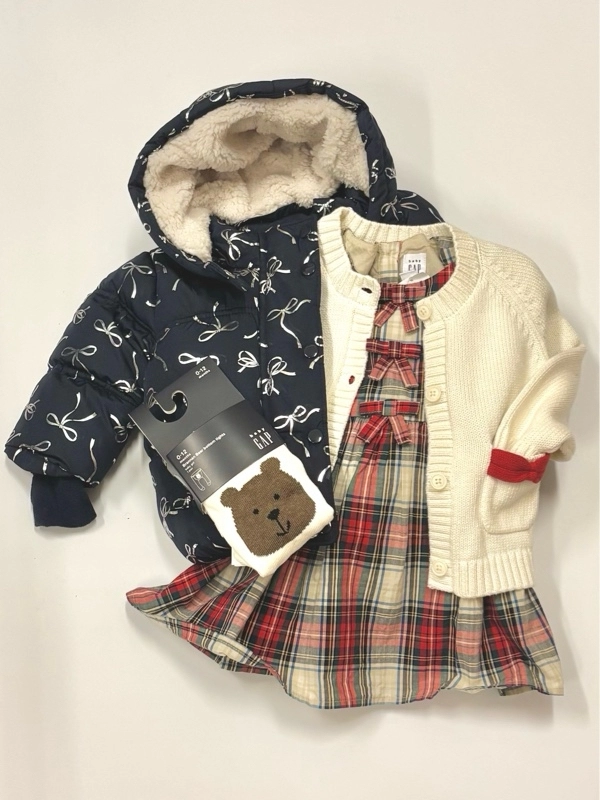 【ホリデーシーズンのお出掛けコーデ♪】女の子ver.