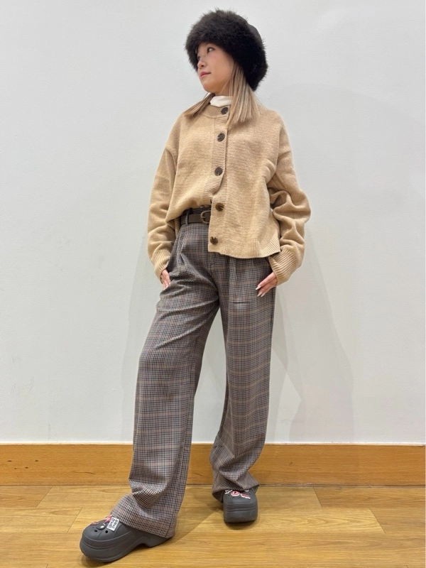 チェックパンツコーデ☆
