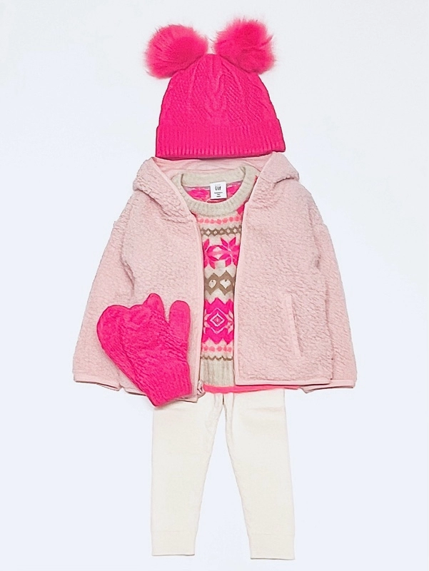 フェアアイルセーター クリスマスお出かけコーデ