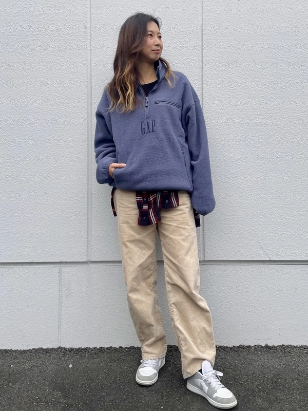 ボアフリースコーデ