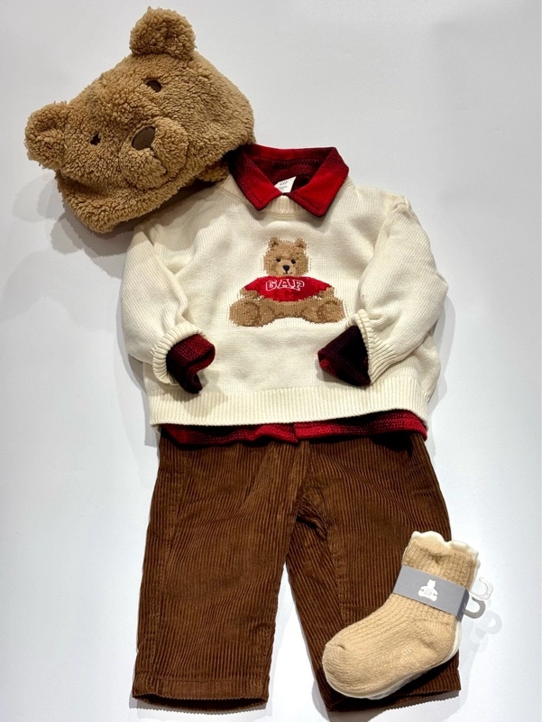 ほっこりくまさんで♡クリスマスマーケットコーデ