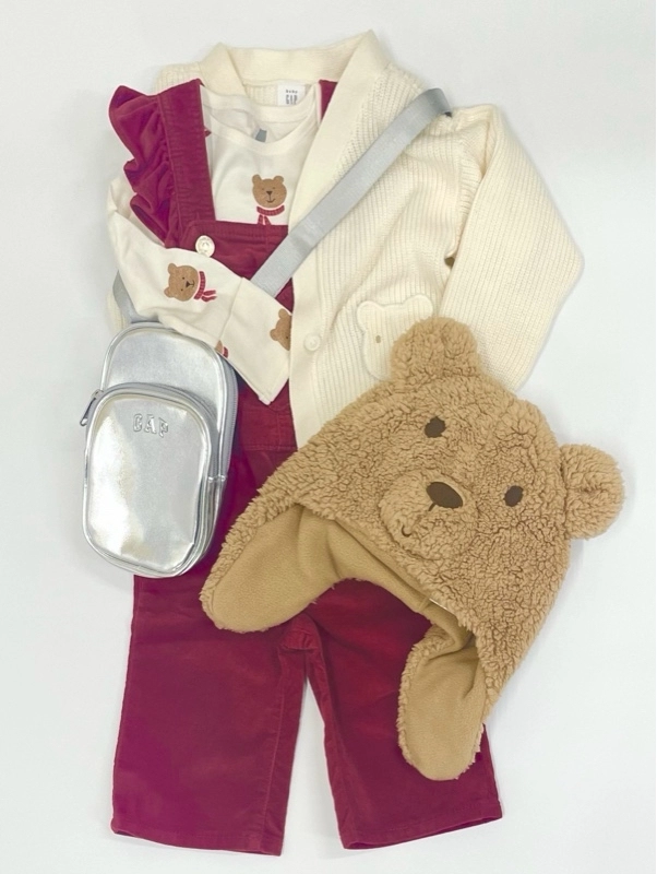 【holiday】くまさんカラーコーデ