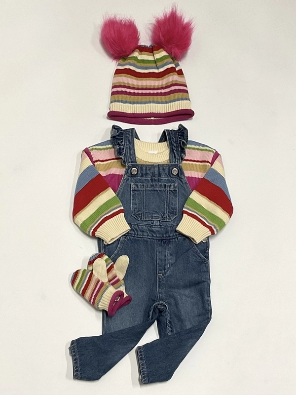 ホリデー☆カラフルボーダーセーター