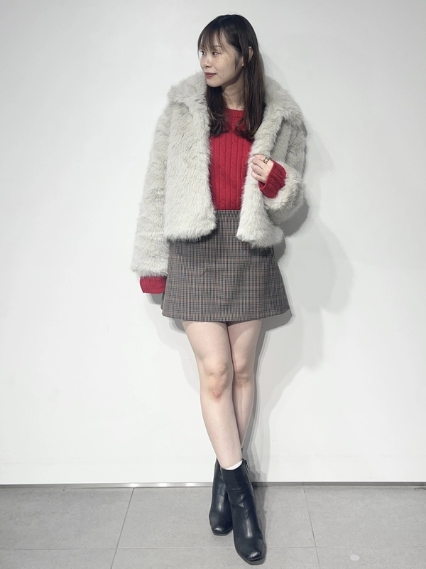 【トレンド☆ファーコート】おでかけおすすめコーデ