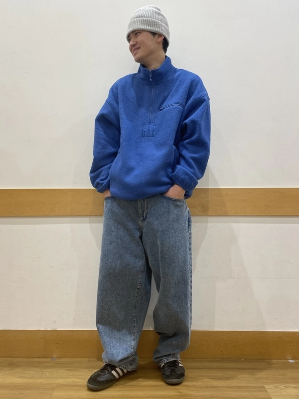 【大人気】ハーフジップフリース