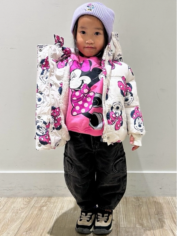 ミニーちゃんのパファージャケット