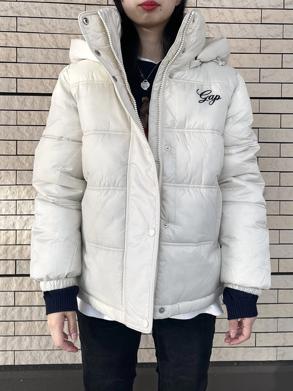 GAP ロゴ　パファージャケット XS 楽天市場】【SALE／74%OFF】(M)プリマロフト GAPロゴ パファー