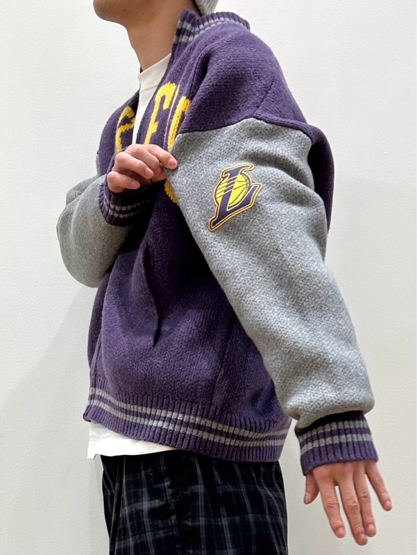 GAP✖️NBA】レイカーズのセーターカーディガンのスタイリング | Gap