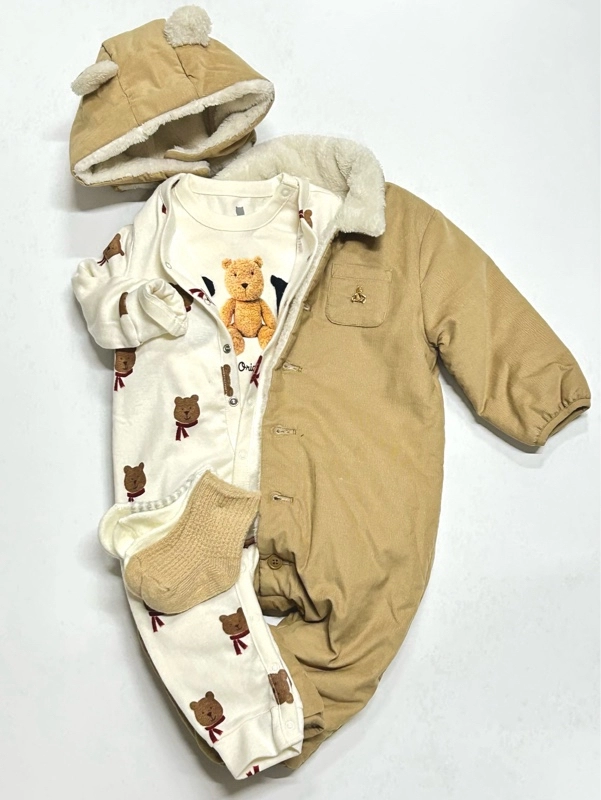 もこもこアウターで冬対策◎