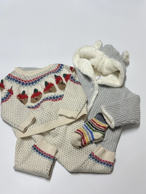 ベビーニットセットアップ!