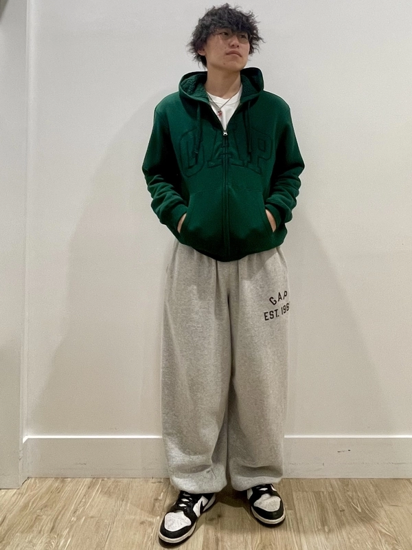 【1枚あれば無敵！ロゴ ボアジップアップパーカー】