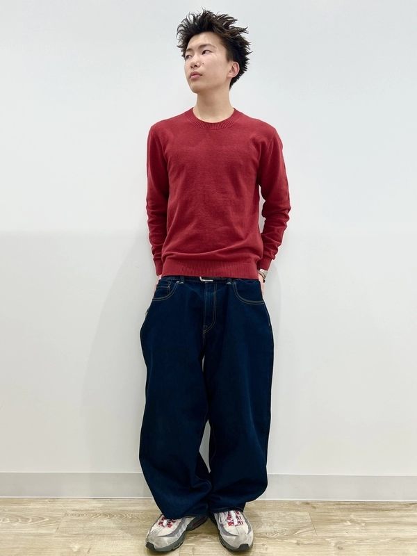 クリスマスを服装で感じるコーデ