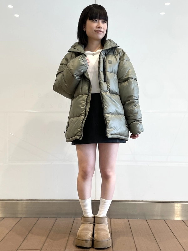 メンズアウター×スカート