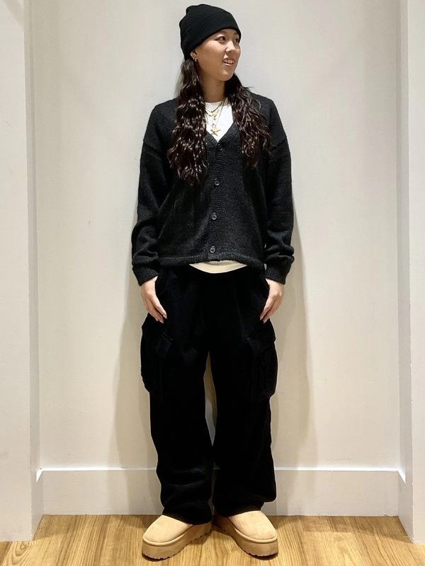 シルエットでメリハリをつける！オールブラック