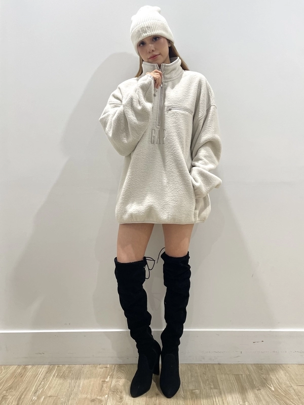 ボアハーフジップフリース♪