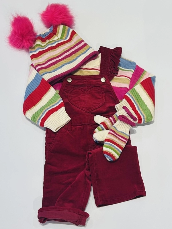 【トドラー】クリスマスカラーコーデ