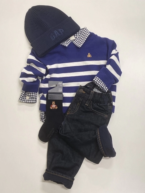 『ネイビー』コーデ