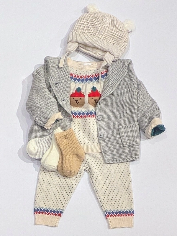 セーターセットアップが可愛い！！