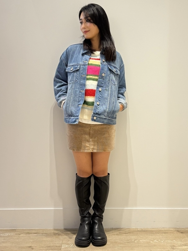 カラフルボーダーセーター