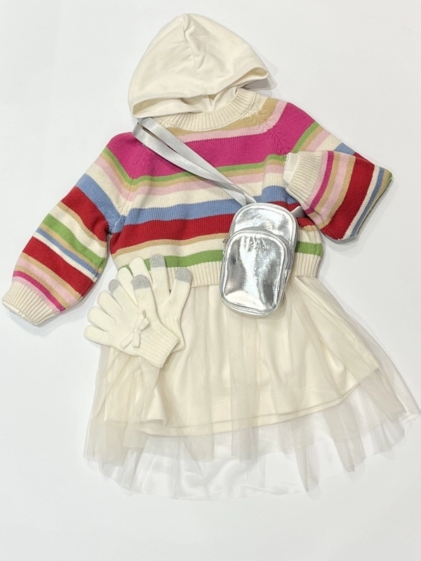 カジュアルでガーリー⭐︎チュールワンピース