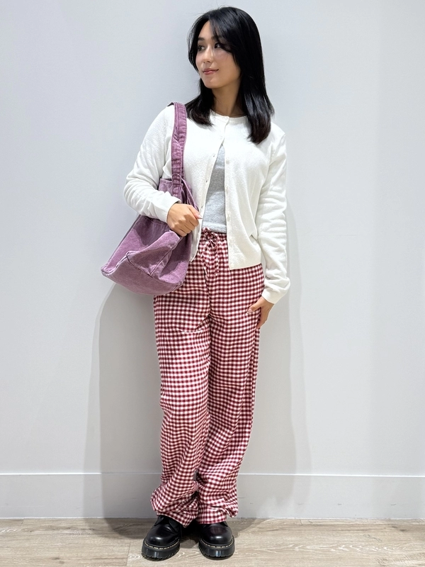 ギンガムチェックパンツ