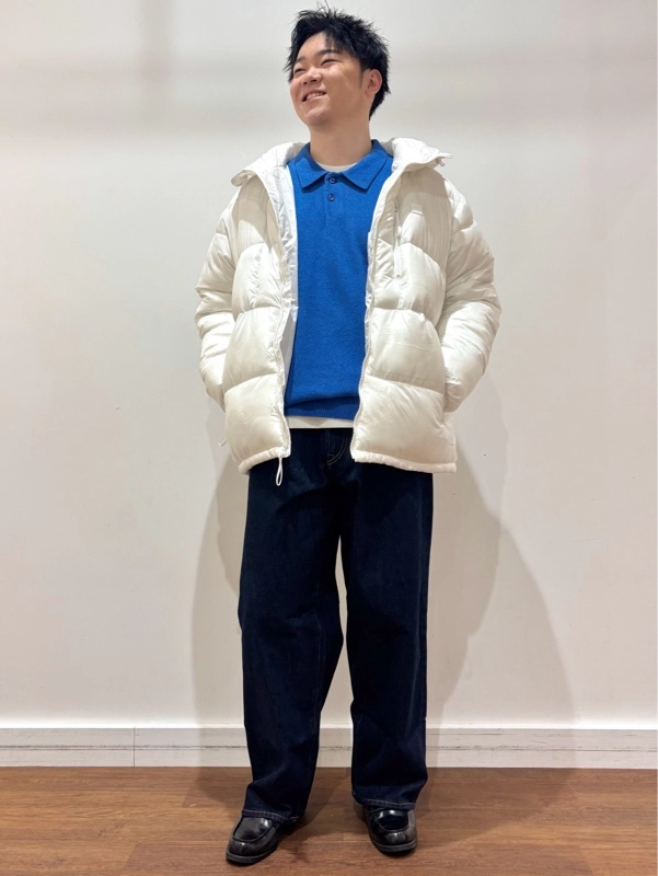 『パファージャケットdeあったか冬カジュアルコーデ』