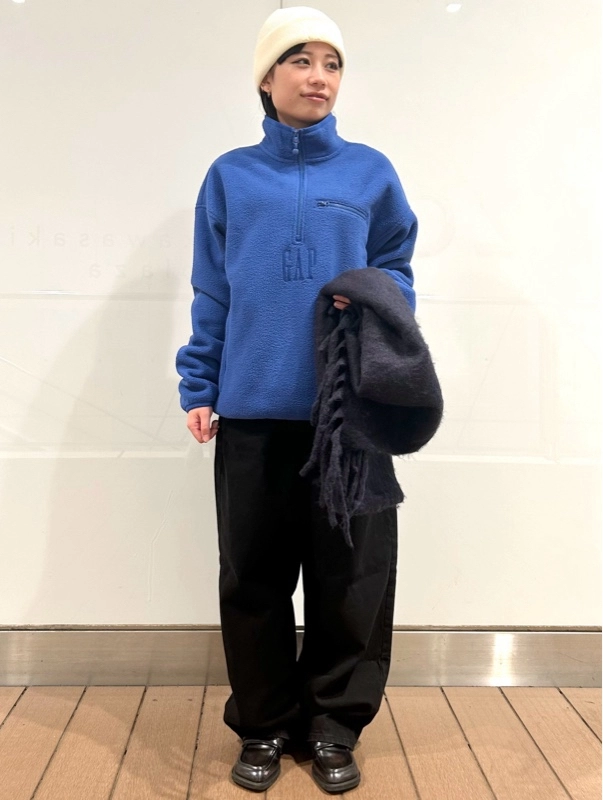 大人気！ハーフジップコーデ♡