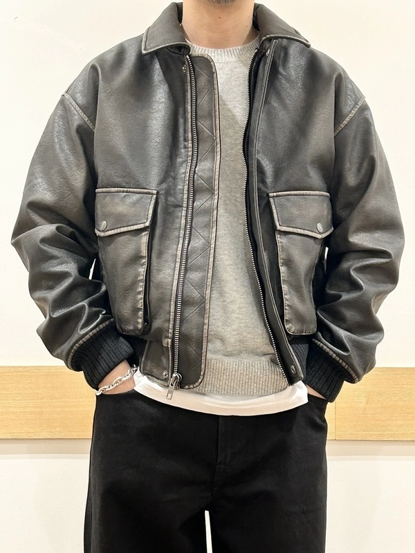 GAP レザー ジャケット レザージャケット】 | Gap公式オンラインストア