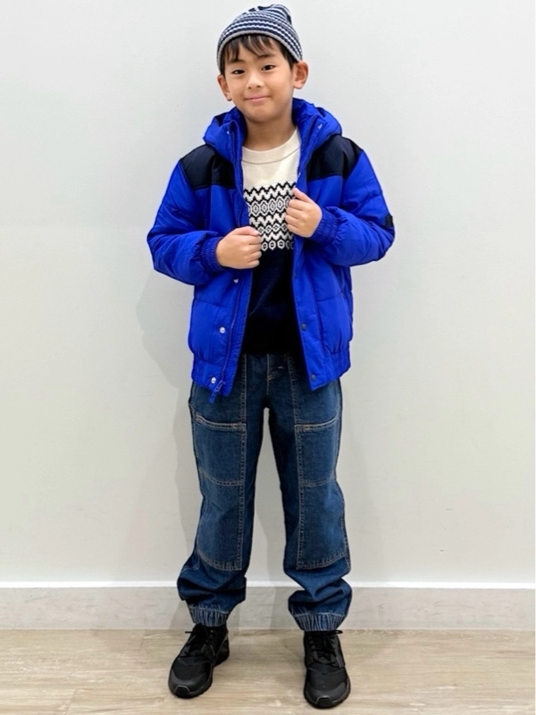 冬のブルーコーデ