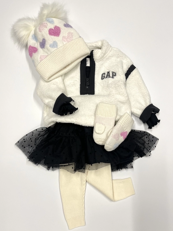 ハーフジップと重ね着⭐︎