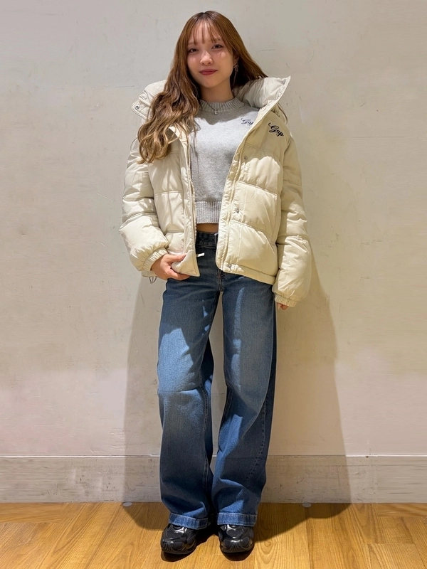 暖かいアウターコーデ