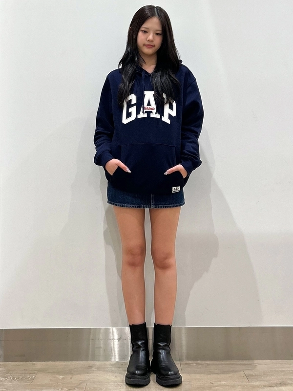 Palace GAP コラボ ネイビー パーカー 短丈 GAP パーカー 【公式通販】
