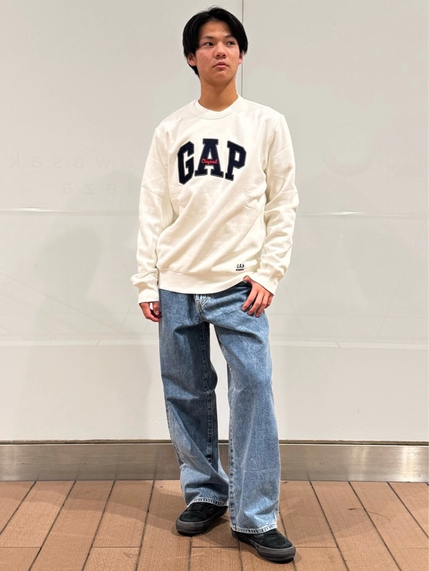 ロゴクルーネック