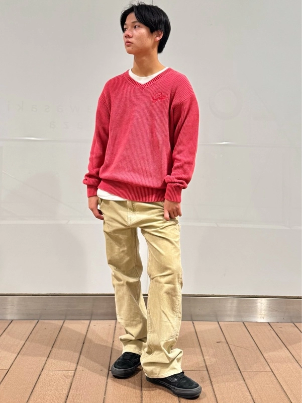 【大人気】新作ロゴセーターコーデ◎