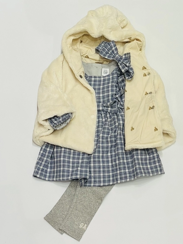 【華やかなワンピース】