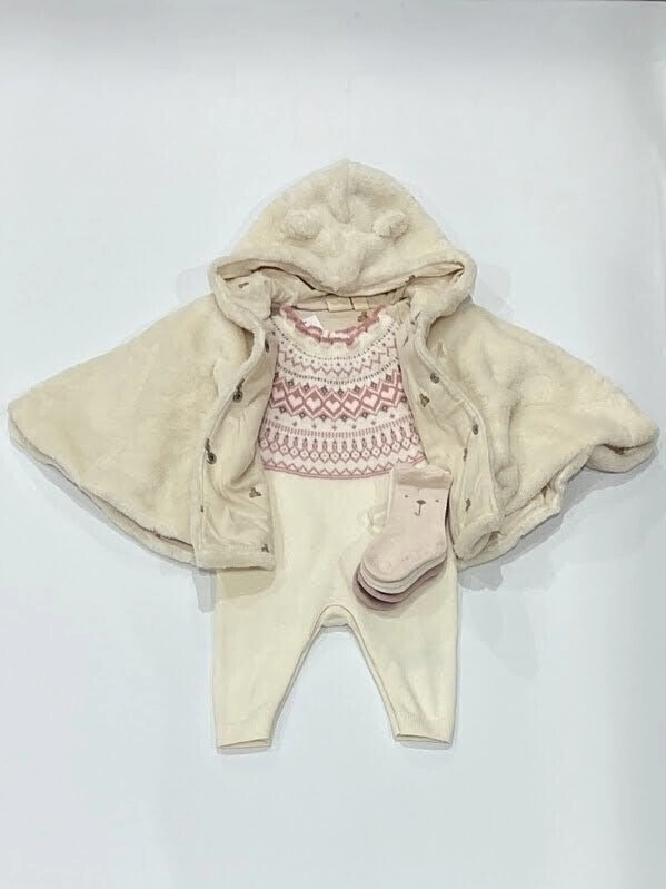 ノルディック柄ロンパース