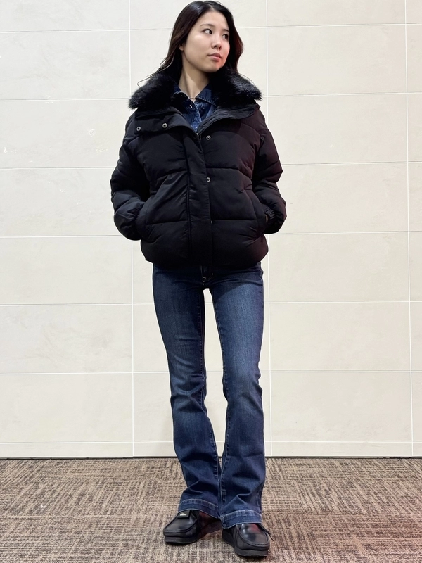 【大人気】ファー襟がかわいいパファージャケット