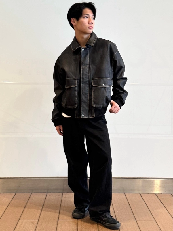 フェイクレザージャケット