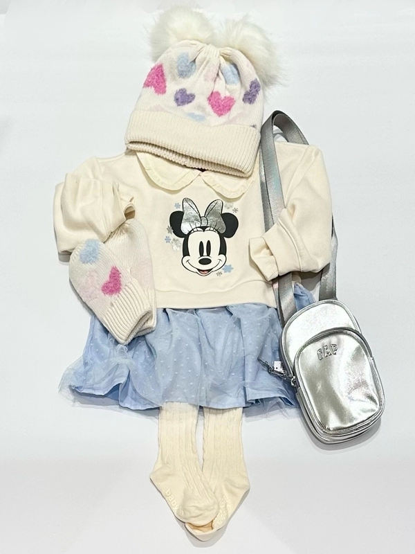 ミニーマウススウェットワンピース