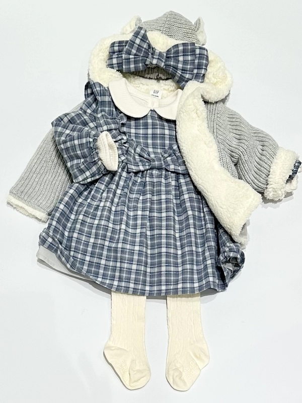 フランネルリボンワンピース