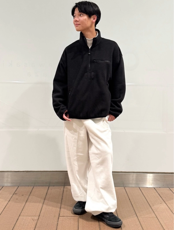 暖かく軽いボアフリース