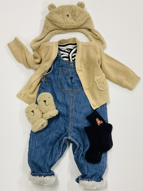 くまさんオーバーオール♡