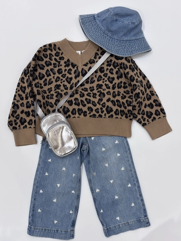 アニマルセーターコーデ♡